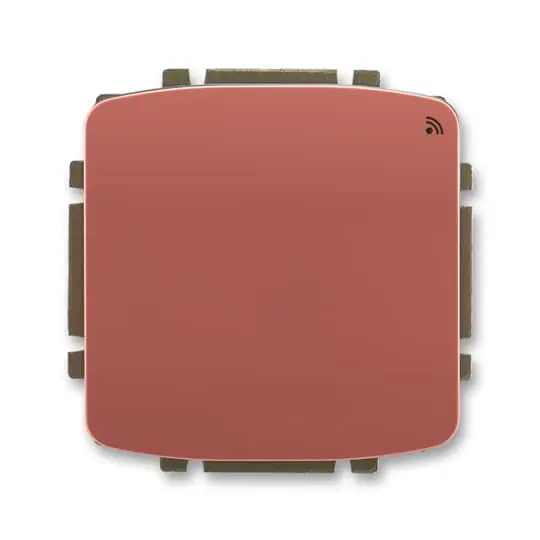 spínač s krátkocestným ovladačem, s přijímačem RF signálu, 868 MHz, vřesová červená, design TANGO
